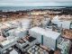 Leningradin voimala sijaitsee Sosnovyi Borin kaupungissa Suomenlahden etelärannalla Pietarin lounaispuolella. Kuva Rosatom.