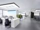 Ihmiskeskeisellä valaistuksella voidaan parantaa toimistotyötekijöiden hyvinvointia ja työtyytyväisyyttä. Kuva Signify.