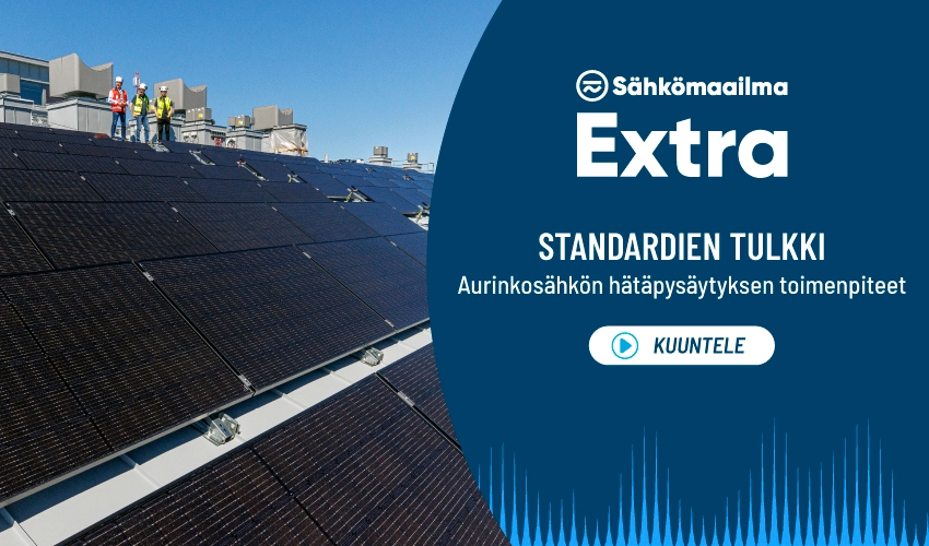 Audioartikkelit Sähkömaailma aurinkosähkö