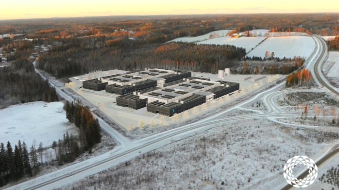 Mikkelin datakeskushanke käsittää laajamittaisen datakeskuslaitoksen, siihen liittyvät infrastruktuurityöt sekä rakennukset ja sähköinfrastruktuurin. Kuva: Granlund oy.