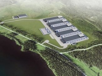 Havainnekuva XTX Markets Finland oy:n Kajaanin datakeskuksesta. Kuva: XTX Markets.